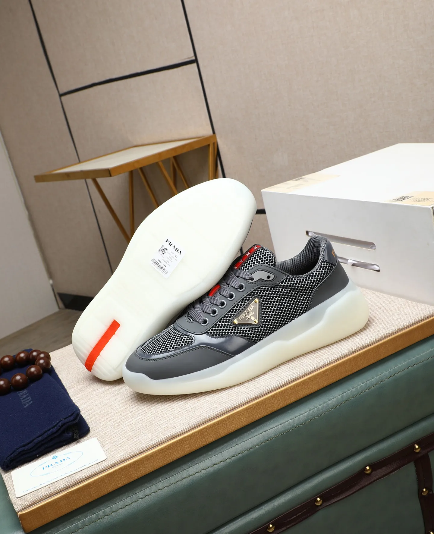 Men's men's shoes 💰620 🌹🌹[PRADA—Prada] 2025 latest model 🙈original replica! 👟👟👟Available here. The workmanship is top-notch. The upper is made from Italy. 🇮🇹Imported first-layer cowhide. ❗️Breathable genuine leather lining @Suitable for travel. The original version has an enlarged engraved sole, making it suitable for all kinds of travels, showing low-key luxury. Let quality speak for itself. Color: Size: 38-45